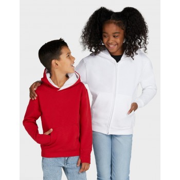Contrast Hooded Sweatshirt Kids