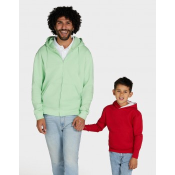 Contrast Hooded Sweatshirt Kids