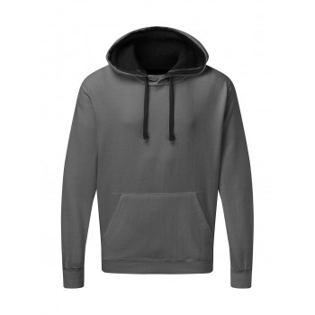 Contrast Hooded Sweatshirt Men