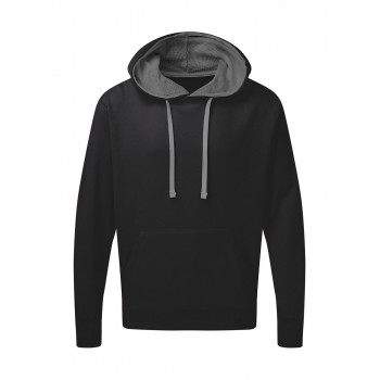 Contrast Hooded Sweatshirt Men
