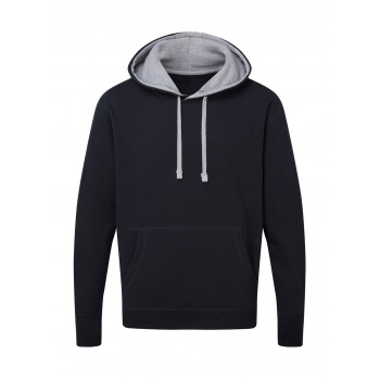 Contrast Hooded Sweatshirt Men