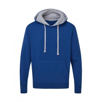 Contrast Hooded Sweatshirt Men