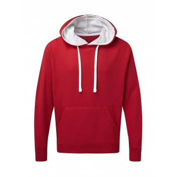 Contrast Hooded Sweatshirt Men