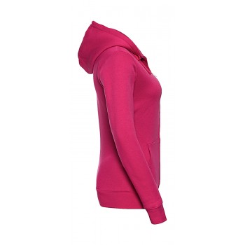 Sieviešu džemperis ar rāvējslēdzēju un kapuci