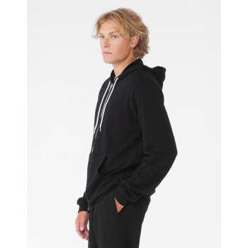 Unisex poli-kokvilnas pilnas rāvējslēdzēja aizdares jaka ar kapuci