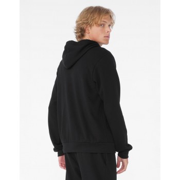 Unisex poli-kokvilnas pilnas rāvējslēdzēja aizdares jaka ar kapuci