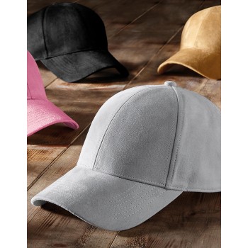 Mākslīgās zamšādas 6 paneļu cepure