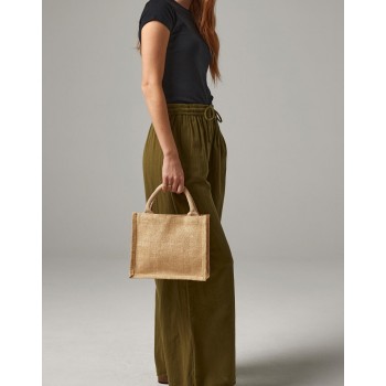 Shimmer Jute Mini Gift Bag