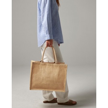 Shimmer Jute Shopper