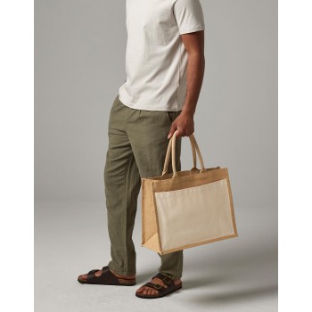Cotton Pocket Jute Shopper