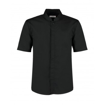 Tailored Fit Mandarin Collar Shirt SSL