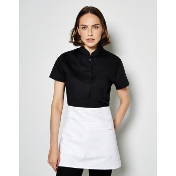 Women's Tailored Fit Mandarin Collar SSL