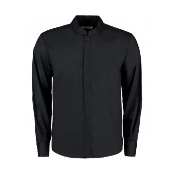Tailored Fit Mandarin Collar Shirt