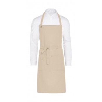 PROVENCE - Eyelet Bib Apron with Pocket