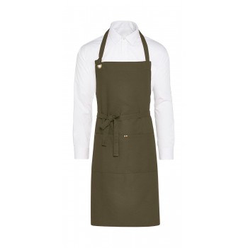 PROVENCE - Eyelet Bib Apron with Pocket