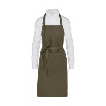 LISBON - Organic Heavyweight Bib Apron with Pocket