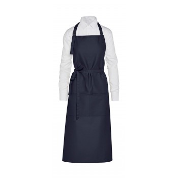 AMSTERDAM - Recycled Bib Apron with Pocket