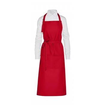 AMSTERDAM - Recycled Bib Apron with Pocket