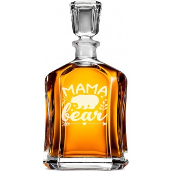 Hermētiska Burbona Karafe ar Uzrakstu - 