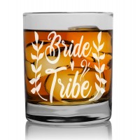50. Dzimšanas Dienas Dāvana Vīriešiem  ar Gravējumu - "Bride Tribe" ,Personalizēta viskija glāze 270ml