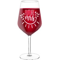 Sparkling Wine Glass With Engraved Text - "Future Mrs', Birthday Gift Idea, Size 530ml