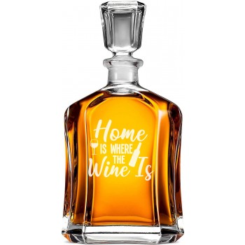 Viskija Dekanteris Ar Gravējumu Un ar Uzrakstu - 