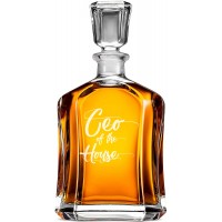 Unikāla Viskijakarafe ar Uzrakstu - "Ceo Of The House" ,Dāvana Vīrietim Ar Gravējumu, Izmērs 700Ml Unikāla Viskijakarafe ar Uzrakstu - "Ceo Of The House" ,Dāvana Vīrietim Ar Gravējumu, Izmērs 700Ml