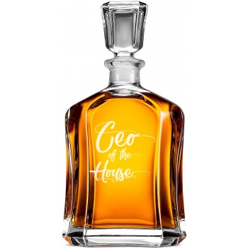 Unikāla Viskijakarafe ar Uzrakstu - 