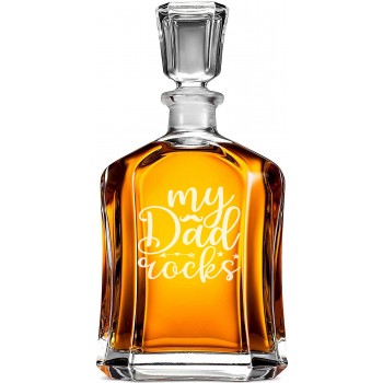 Alkohola Dekanteris ar Uzrakstu - 