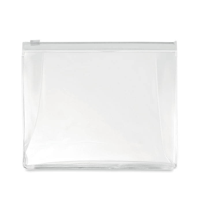 COSMOBAG PVC kosmētikas somiņa ar rāvējslēdzēju
